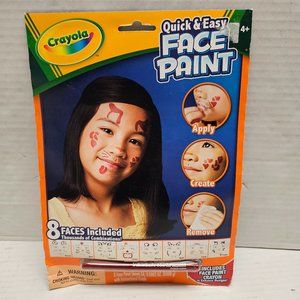 New Crayola Quick & Easy Animal Clown Face Paint Kit Multi Combo Hallmark